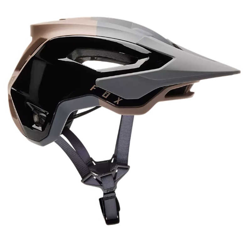Fox Racing Speedframe Pro Klif Helmet in Mocha Brown-1